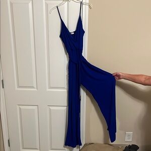 Elegant Blue Women's Jumpsuit
